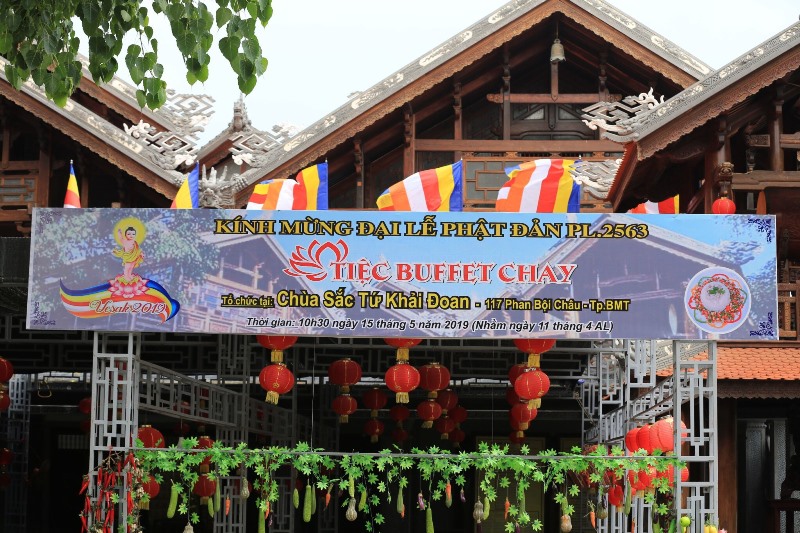 Tiệc buffet chay mừng Đại lễ Phật đản VESAK PL.2563 – DL.2019