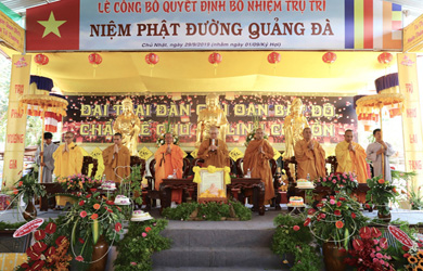 Lễ Bổ Nhiệm Trụ trì Niệm Phật đường Quảng Đà, xã EaLê, huyện Ea Sup