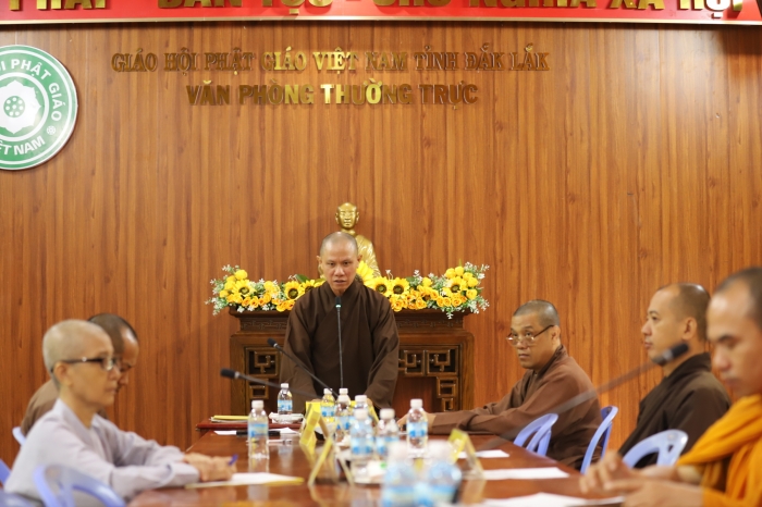 Thường trực BTS PG tỉnh Đắk Lắk triển khai nhiều Phật sự quan trọng